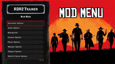rdr2 free mod menu.